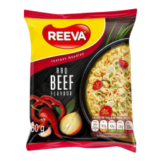 Reeva - Instant Noodles with BBQ Beef Flavour 60g