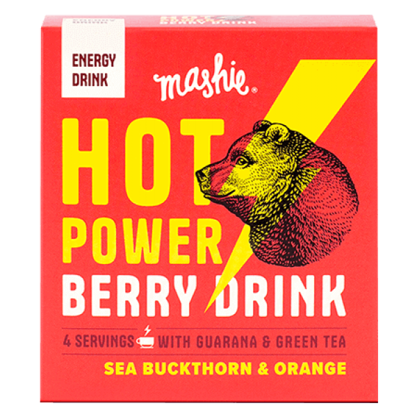 Hot Power - Sea Buckthorn Puree for Energy Drink 4x40ml