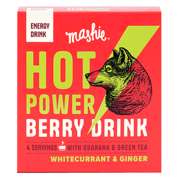 Hot Power - Whitecurrant and Ginger Puree for Energy Drink 4x40ml