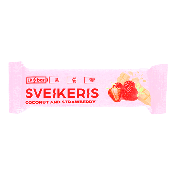 Epbar - Sveikeris with Coconut and Strawberry 50g