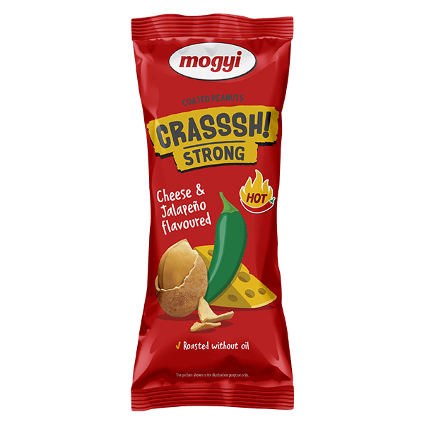 Mogyi - Crassh Strong Cheese and Jalapeno Roasted Peanuts 60g