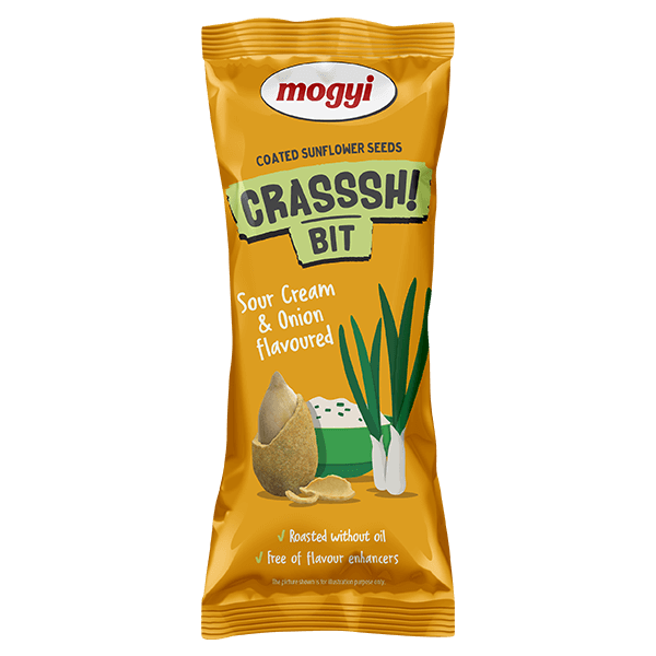 Mogyi - Crassh Bit Sour Cream and Onion Roasted Sunflower Seeds 70g