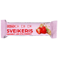 Epbar - Sveikeris with Coconut and Strawberry 50g