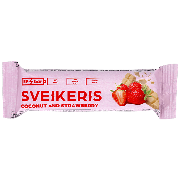 Epbar - Sveikeris with Coconut and Strawberry 50g