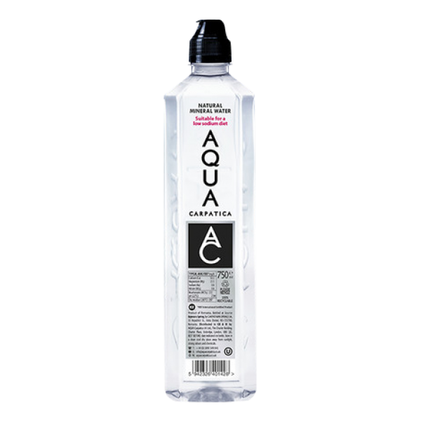 Aqua Carpatica - Still Water with Sportscap 750ml