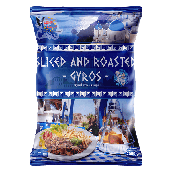 Eurofrosta - Pork Kebab Sliced and Roasted Frozen 2kg