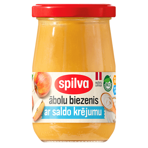 Spilva - Apple Puree Original with Sweet Cream 300g