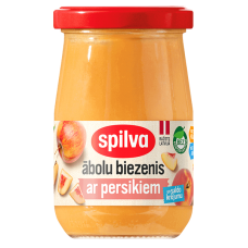 Spilva - Apple Puree with Peaches and Sweet Cream 300g