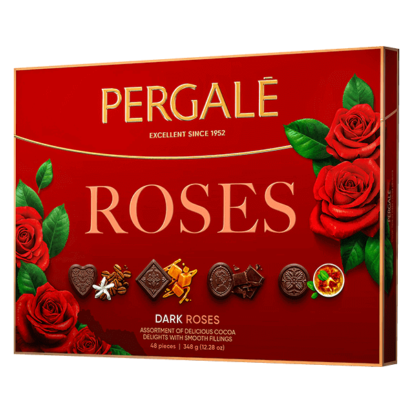 Pergale - Assorted Cocoa Delights Pergale Dark Roses 348g