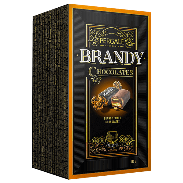 Pergale - Chocolate Sweets Pergale with Brandy 190g