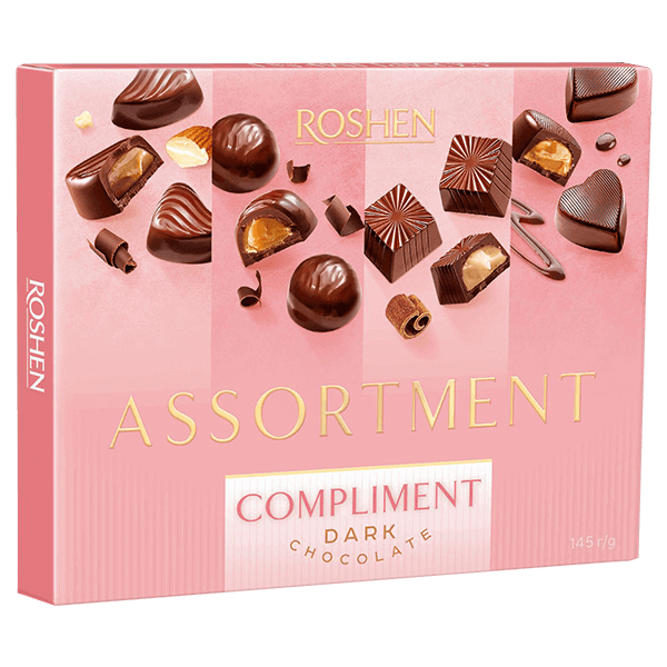 Roshen - Assorted Chocolates with Fillings Compliment 145g