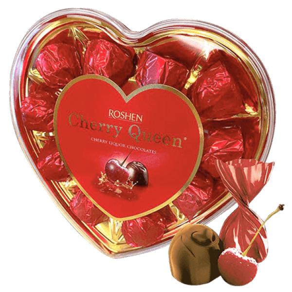 Roshen - Cherry Liquor Chocolates Cherry Queen 122g