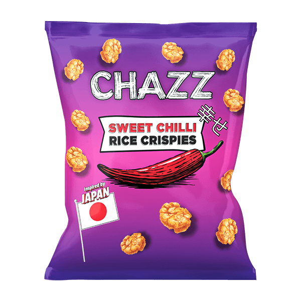 Chazz - Rice Crackers with Sweet Chili Flavor 100g