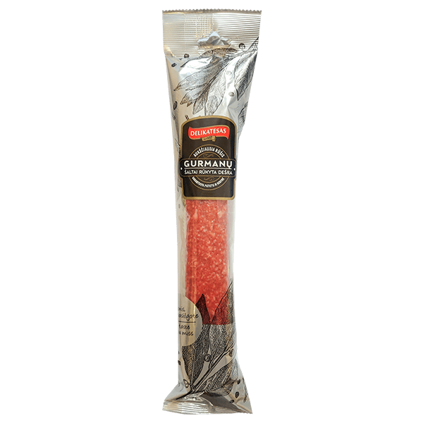 Delikatesas - Gurmanu Cold Smoked Sausage 320g