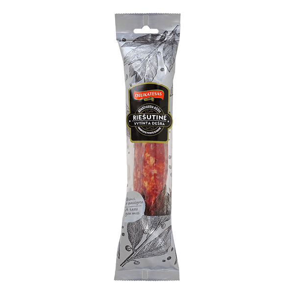 Delikatesas - Riesutine Cold Smoked Sausage 260g