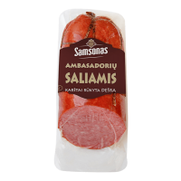 Samsonas - Ambasadoriu Salamis Hot Smoked Sausage kg (~500g)