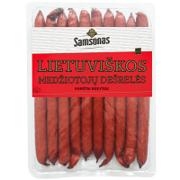 Samsonas - Lietuviskos Medziotoju Hot Smoked Sausages 530g