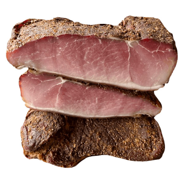 Joniskio Mesa - Kaimiskas Pork Ham Cold Smoked kg (~500g)