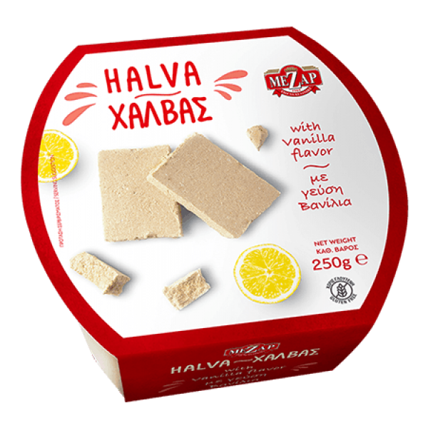 Mezap - Vanilla Flavour Halva 250g