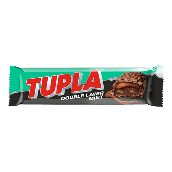 Tupla - Milk Chocolate Double Layer Mint 48g