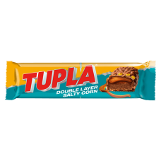 Tupla - Milk Chocolate Double Layer Salty Corn 48g