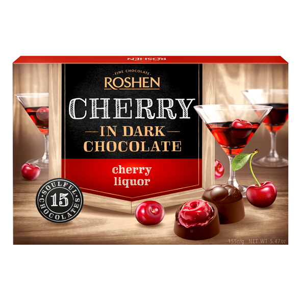 Roshen - Cherry Liquor Chocolates Cherry Queen 154g