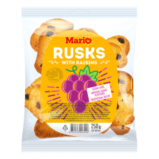 Mario - Rusks with Raisins 250g