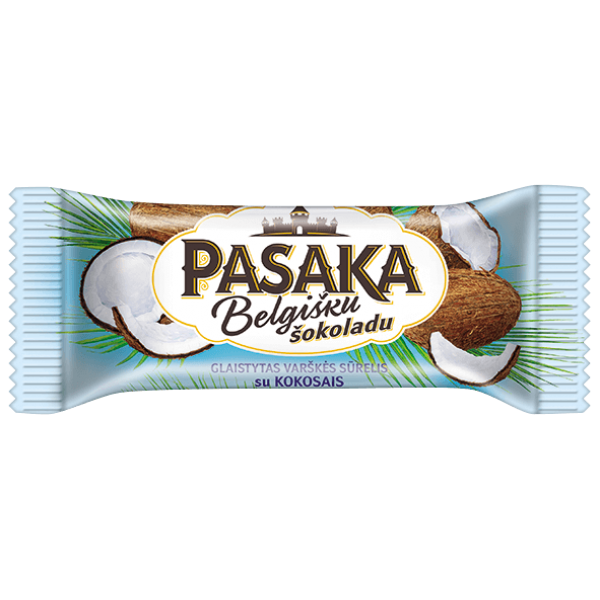 Pasaka - Glazed Curd Cheese Bar with Coconut and Belgian Chocolate 40g