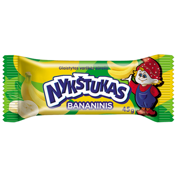 Nykstukas - Curd Cheese Bar with Banana 45g