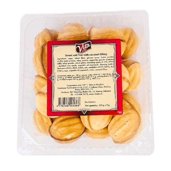 Vita - Sweet Soft Nut with Caramel Filling 300g