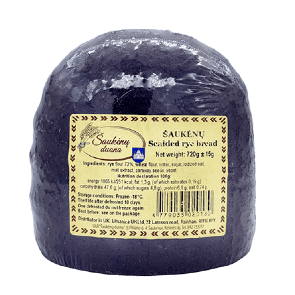 Saukenu - Black Rye Saukenu Bread 720g