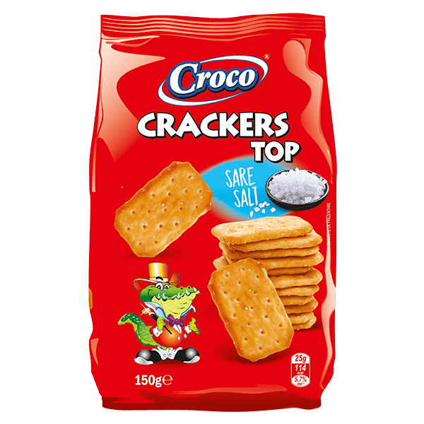 Croco - Crackers Top Salt 150g