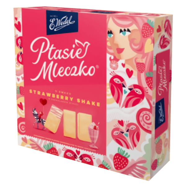 Wedel - Strawberry Flavour Marshmallows 340g