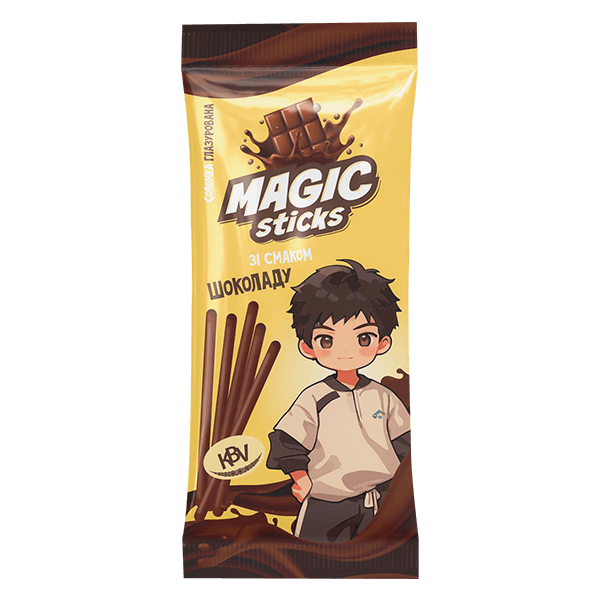 KBV - Magic Sticks Chocolate 60g