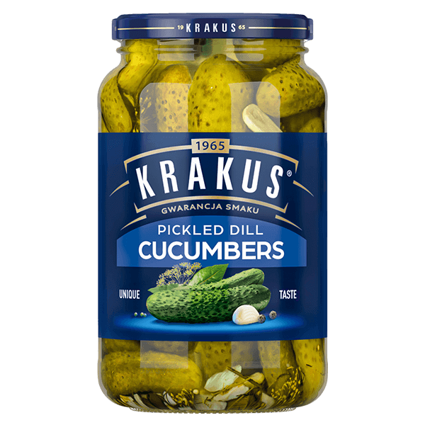 Krakus - Pickled Dill Cucumbers 670g Glass Jar
