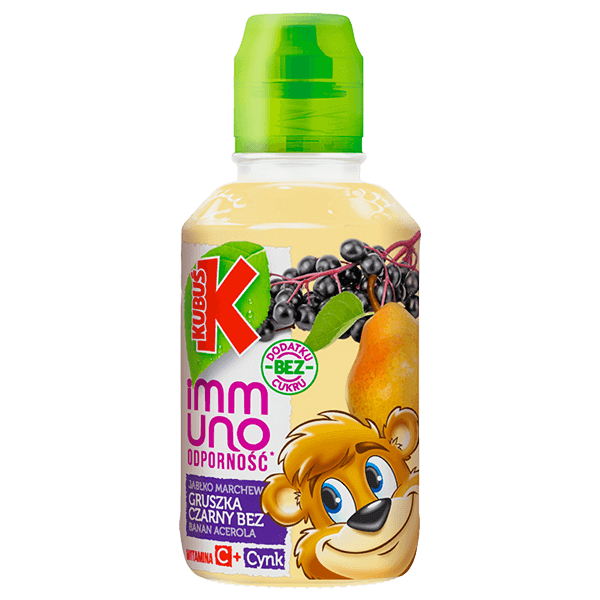 Kubus Immuno - Juice Black Elderberry Pear Vitamin C Zink 200ml