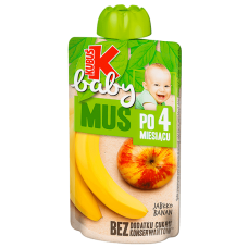 Kubus - Baby Mousse Apple and Banana 100g