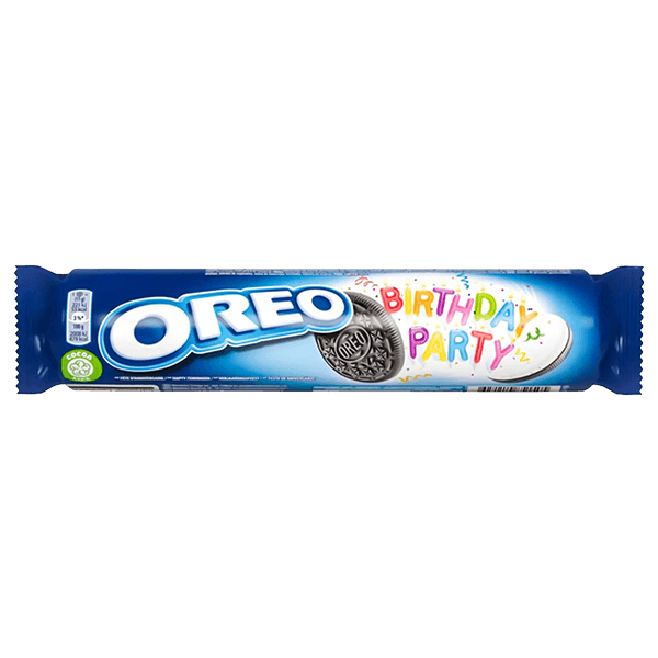 Oreo - Oreo Birthday Cake Sandwich Biscuits 154g