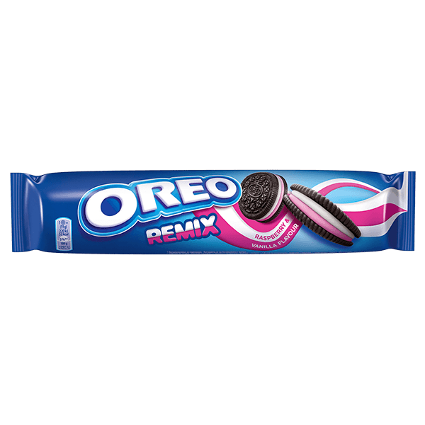Oreo - Oreo Remix Vanilla and Raspberry 157g