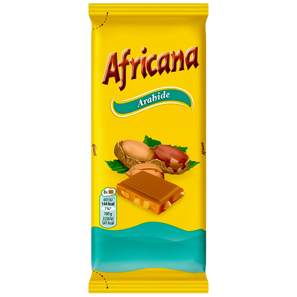 Africana - Chocolate with Peanuts 80g