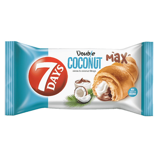 7 Days - 7D Croissant Double Max Cacao and Coconut 80g