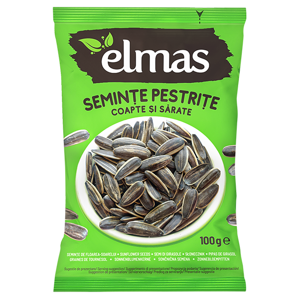 Elmas - Salted, Roasted Sunflower Seeds / Seminte Floarea Soarelui Coapte Sare 100g