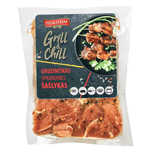 Delikatesas - Frozen Georgian Pork Shish  ~0.6kg