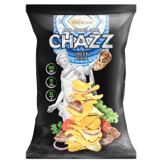 Chazz - Potato Chips Greek Kebab Flavour 90g