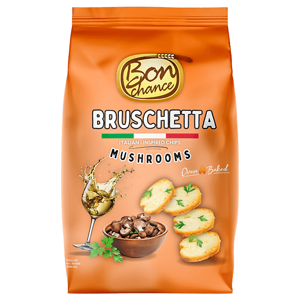 Bon Chance - Bruschetta Chips with Mushrooms 70g