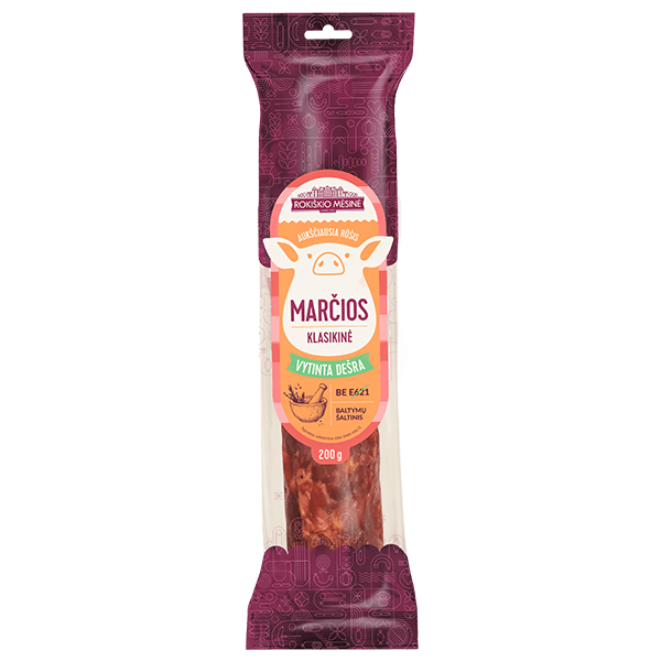 Rokiskio Mesine - Marcios Dried Sausage 200g