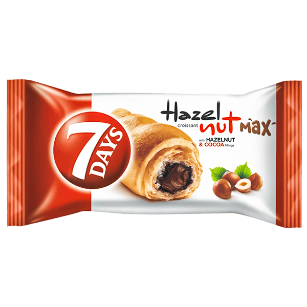 7 Days - 7D Croissant Max Cacao and Hazelnut 80g