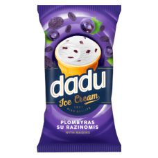 Dadu - Vanilla Ice Cream with Raisins in Waffer Cup 120ml