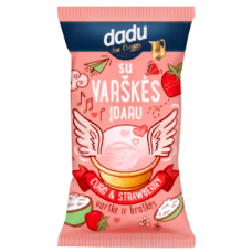 Dadu - Strawberry and Curd Ice Cream Small Portions Waffer Cup 85ml