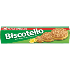 Papadopoulos - Sandwich Biscuits with Lemon 200g